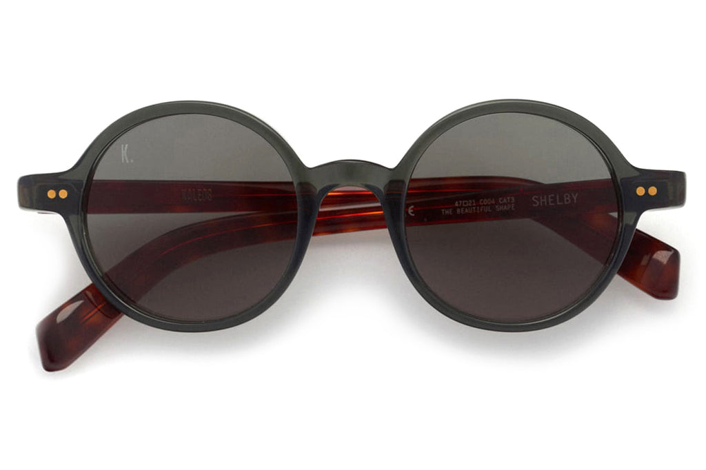 Kaleos Eyehunters - Shelby Sunglasses Transparent Opaque Green