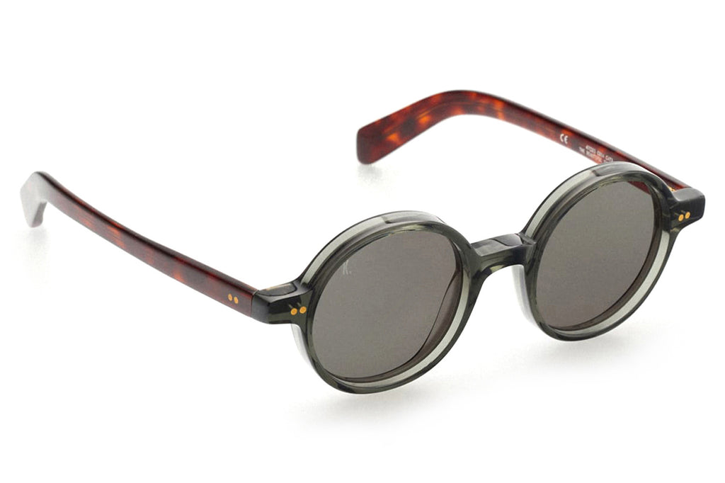 Kaleos Eyehunters - Shelby Sunglasses Transparent Opaque Green