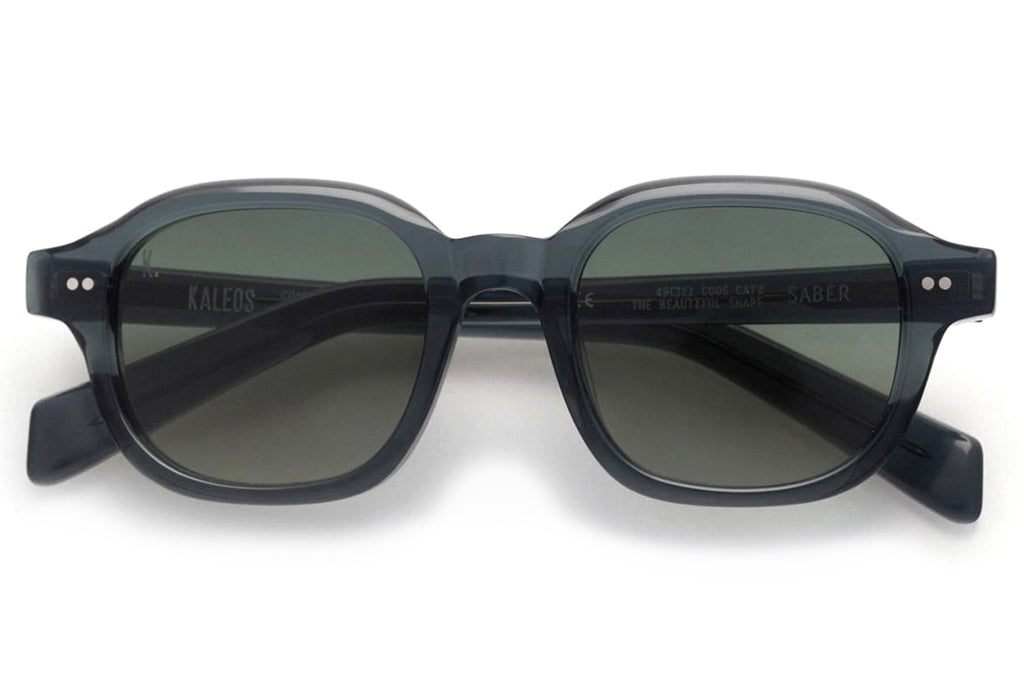 Kaleos Eyehunters - Saber Sunglasses Transparent Opaque Green