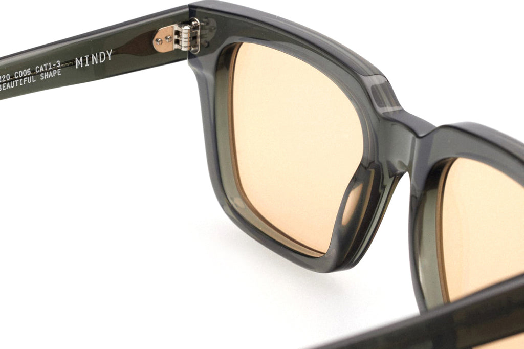 Kaleos Eyehunters - Mindy Sunglasses Transparent Opaque Green