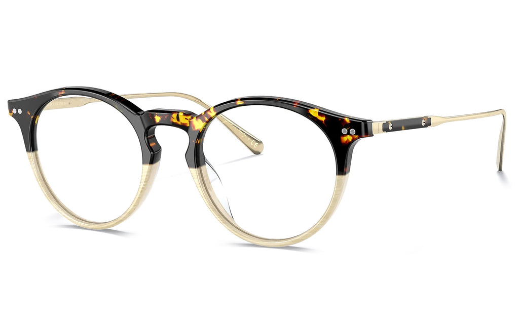 Oliver Peoples - Eduardo-R (OV5483U) Eyeglasses DTB/Beige Silk/Brushed Gold