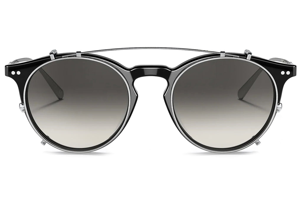 Oliver Peoples - Eduardo Clip (OV5483C) Sunglasses Brushed Silver with Light Shale Gradient