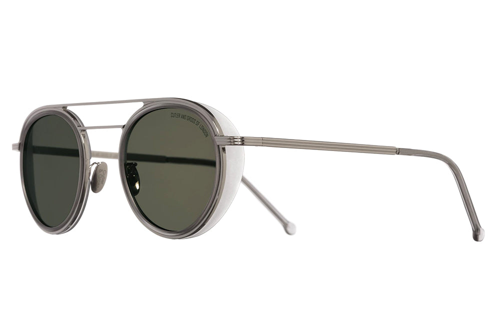 Cutler & Gross - 1270 Sunglasses Palladium and Matte Smokey Quartz