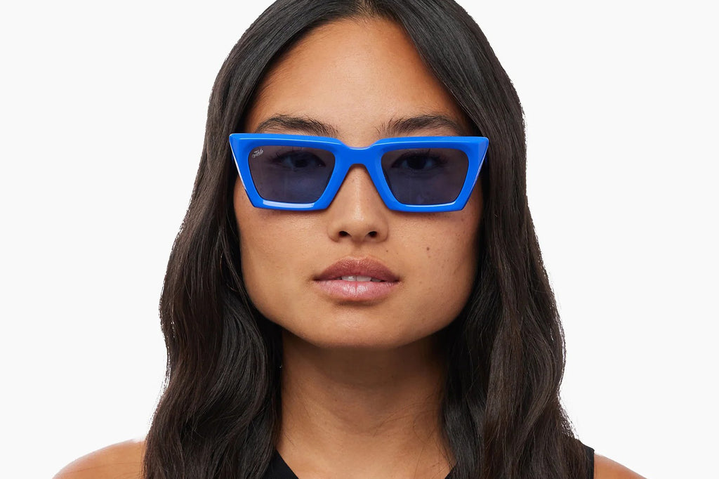 AKILA® Eyewear - Paradox Sunglasses Klein Blue w/ Blue Lenses