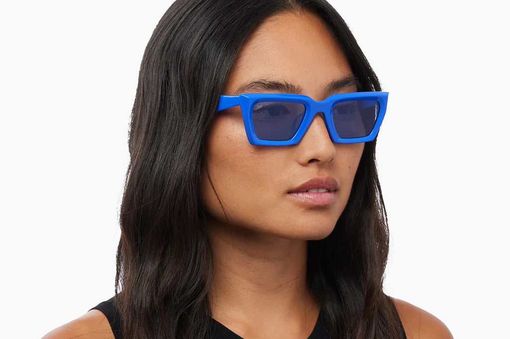AKILA® Eyewear - Paradox Sunglasses Klein Blue w/ Blue Lenses