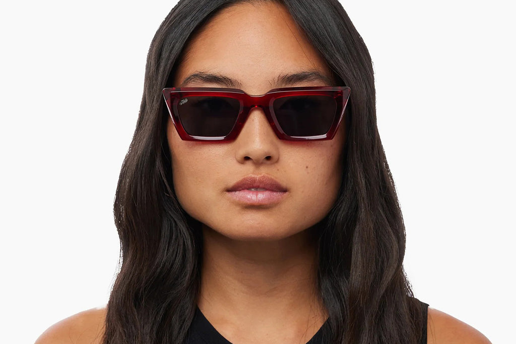 AKILA® Eyewear - Paradox Sunglasses Ruby w/ Black Lenses