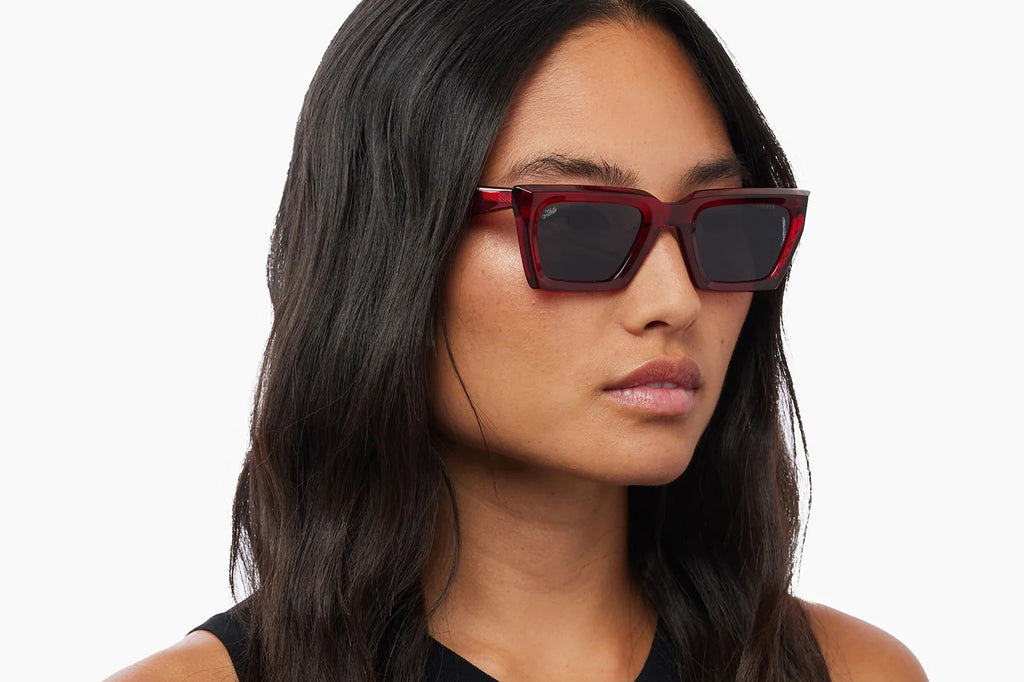AKILA® Eyewear - Paradox Sunglasses Ruby w/ Black Lenses
