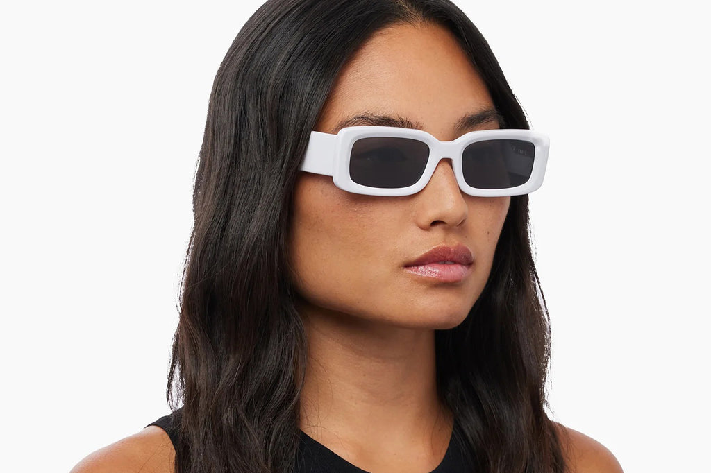AKILA® Eyewear - Verve Sunglasses White w/ Black Lenses