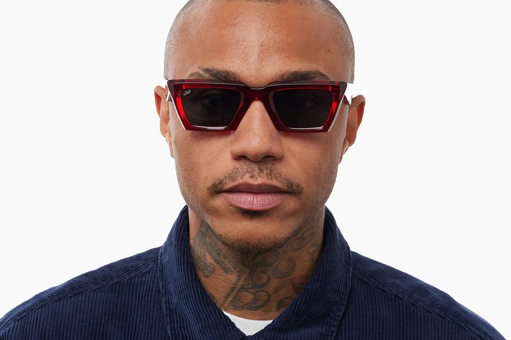AKILA® Eyewear - Paradox Sunglasses Ruby w/ Black Lenses