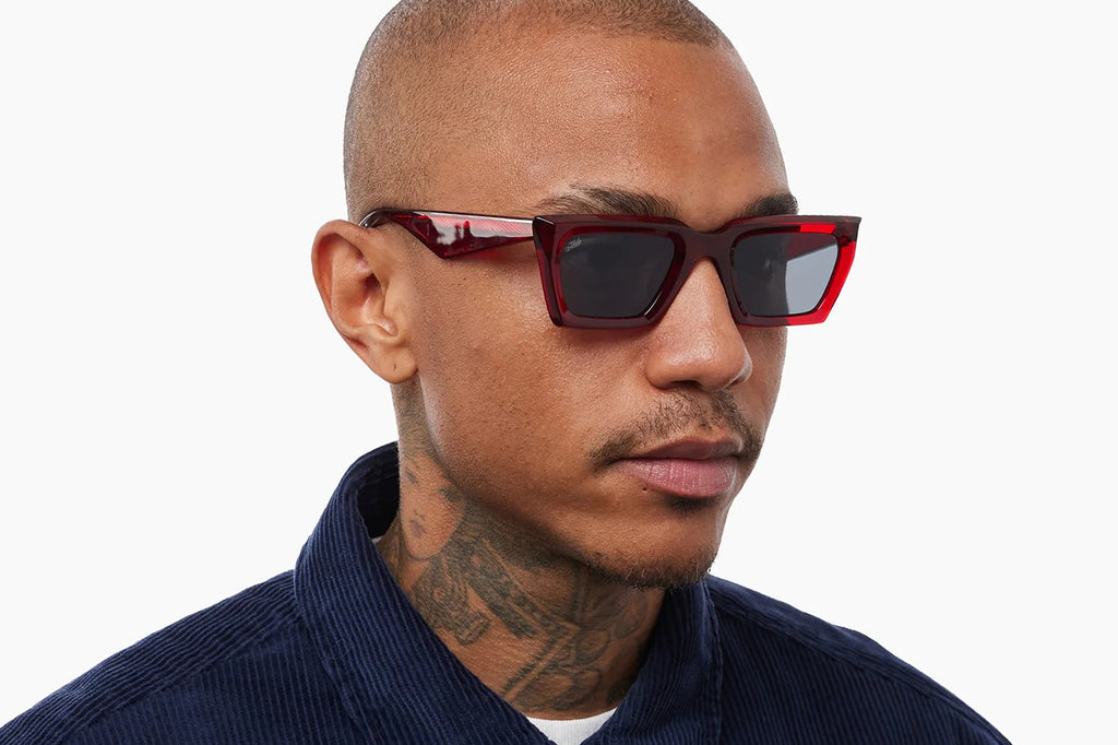 AKILA® Eyewear - Paradox Sunglasses Ruby w/ Black Lenses