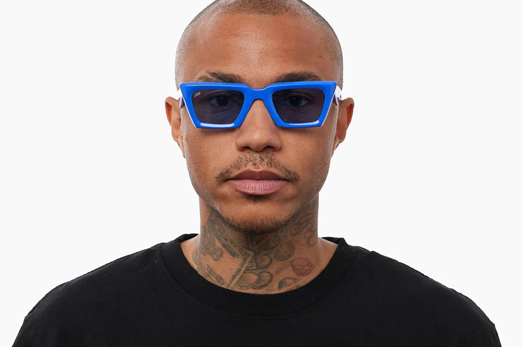 AKILA® Eyewear - Paradox Sunglasses Klein Blue w/ Blue Lenses
