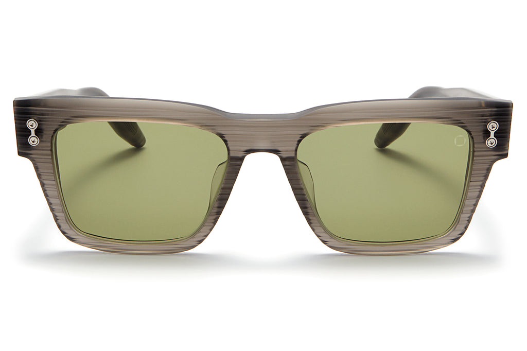 Akoni - Columba - Scraped Series Sunglasses Matte Crystal Grey - Scraped w/ Zeiss Vision Lenses