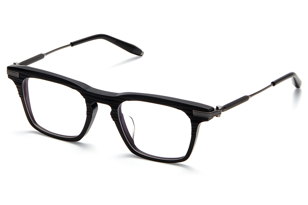 Akoni - Zenith Eyeglasses Matte Black - Scraped - Antique Silver