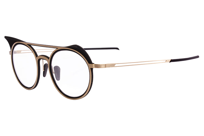 Parasite Eyewear - Anti-Retro 3 | Anti-Matter Eyeglasses Black-Gold (C79M)