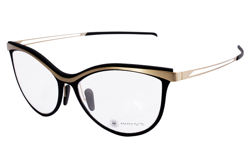 Parasite Eyewear - Anti-Retro 4 | Anti-Matter Eyeglasses Black-Gold (C79M)