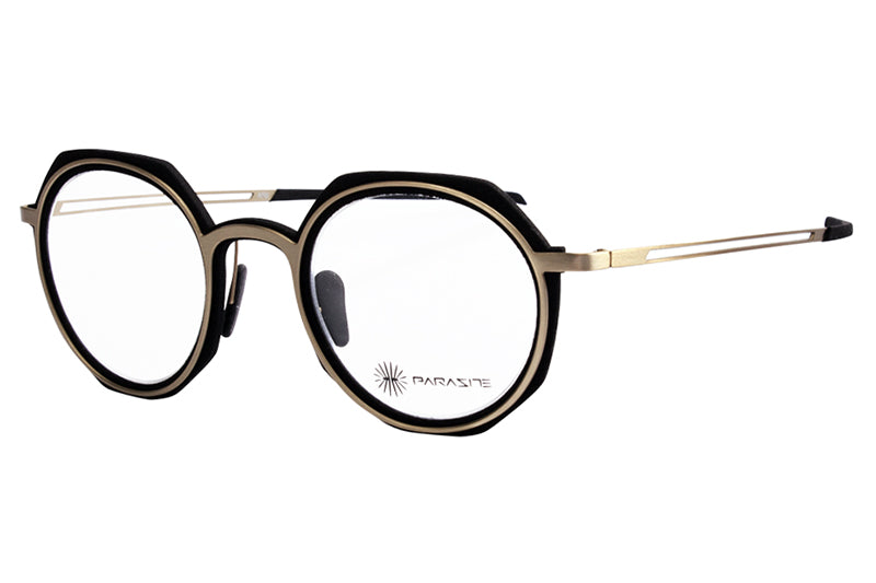 Parasite Eyewear - Anti-Retro 6 | Anti-Matter Eyeglasses Black-Gold (C79M)