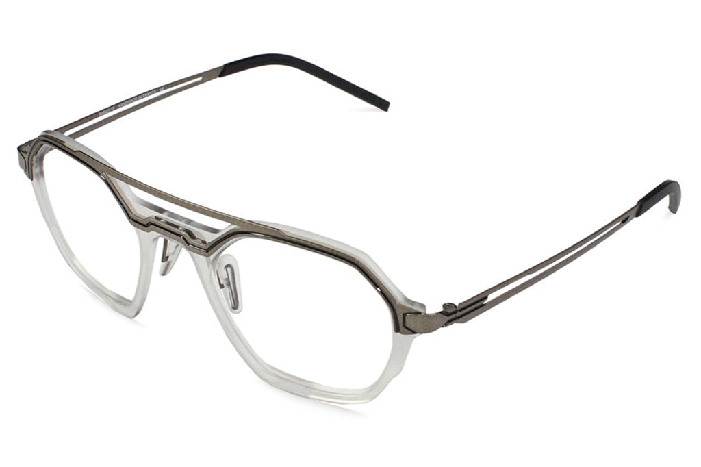 Parasite Eyewear - Astro 2 Eyeglasses Gunmetal-Crystal (C63)