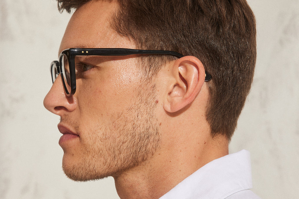 Lunetterie Générale - Amour Propre Eyeglasses Black/14k Gold (Col.l) Men