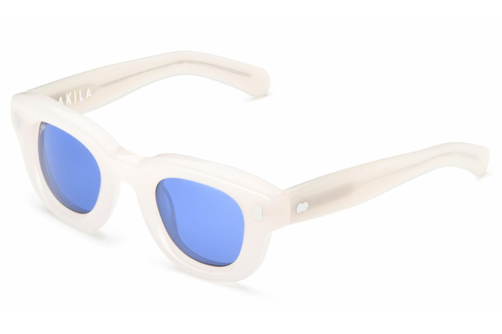 AKILA® Eyewear - Apollo_Inflated Sunglasses Ivory w/ Navy Lenses