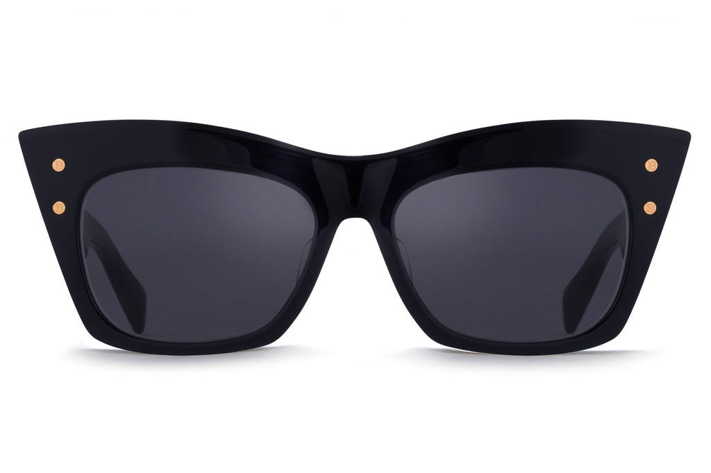 Balmain® Eyewear - B-II Sunglasses Navy & Gold with Dark Grey AR Lenses