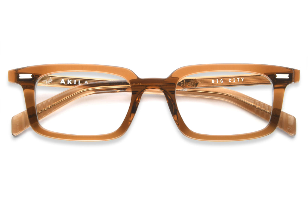 AKILA® Eyewear - Big City Eyeglasses Brown 