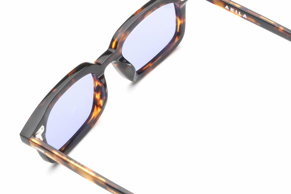 AKILA® Eyewear - Big City Sunglasses Brown Havana w/ Lavender Lenses