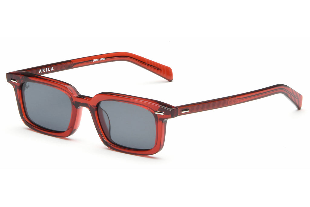 AKILA® Eyewear - Big City Sunglasses Red w/ Black Lenses