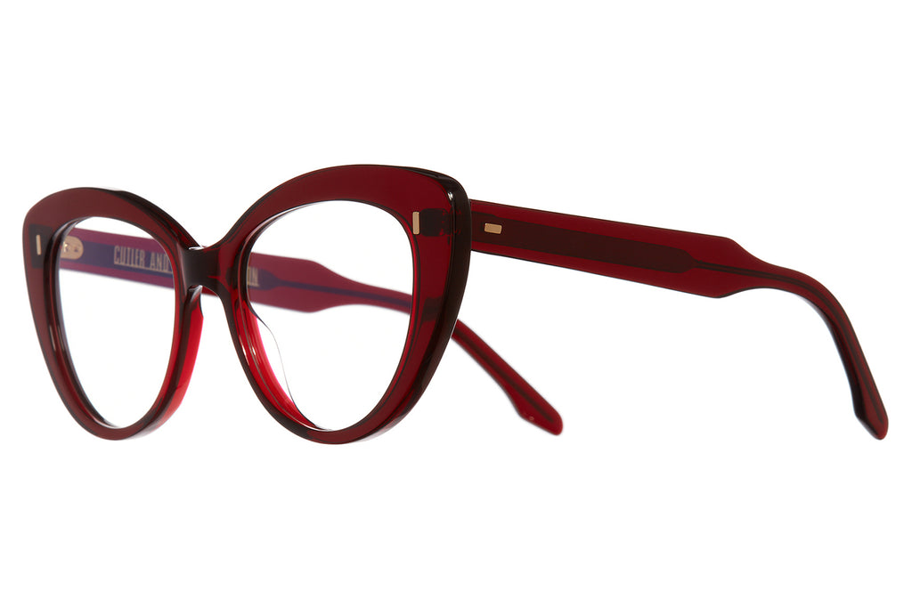 Cutler & Gross - 1350 (Small) Eyeglasses Burgundy