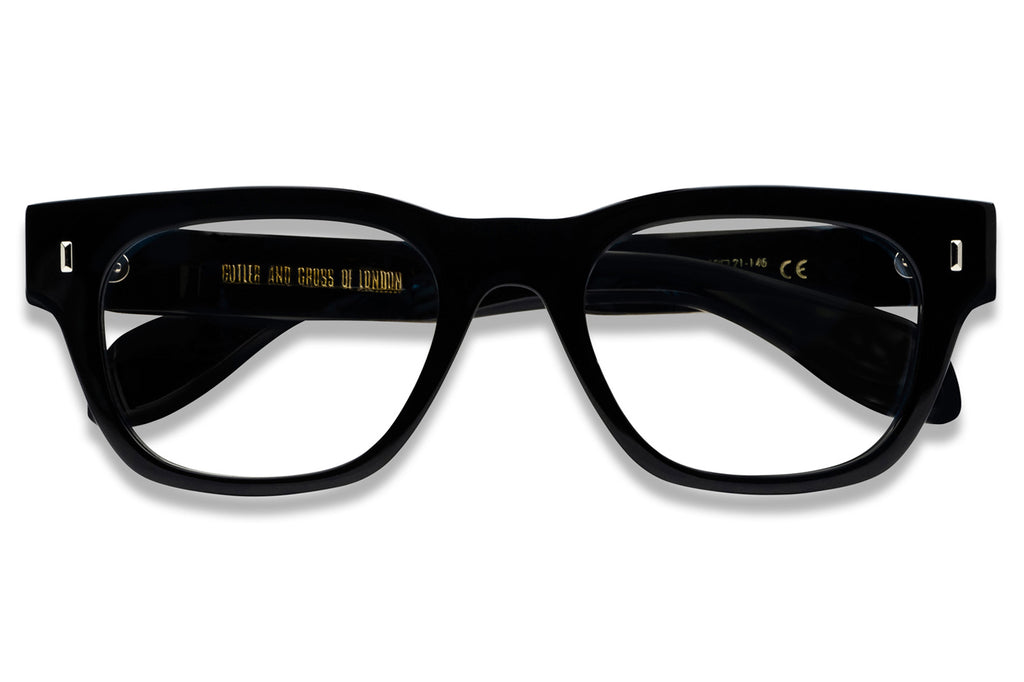 Cutler & Gross - 9772 Eyeglasses Black on Blue