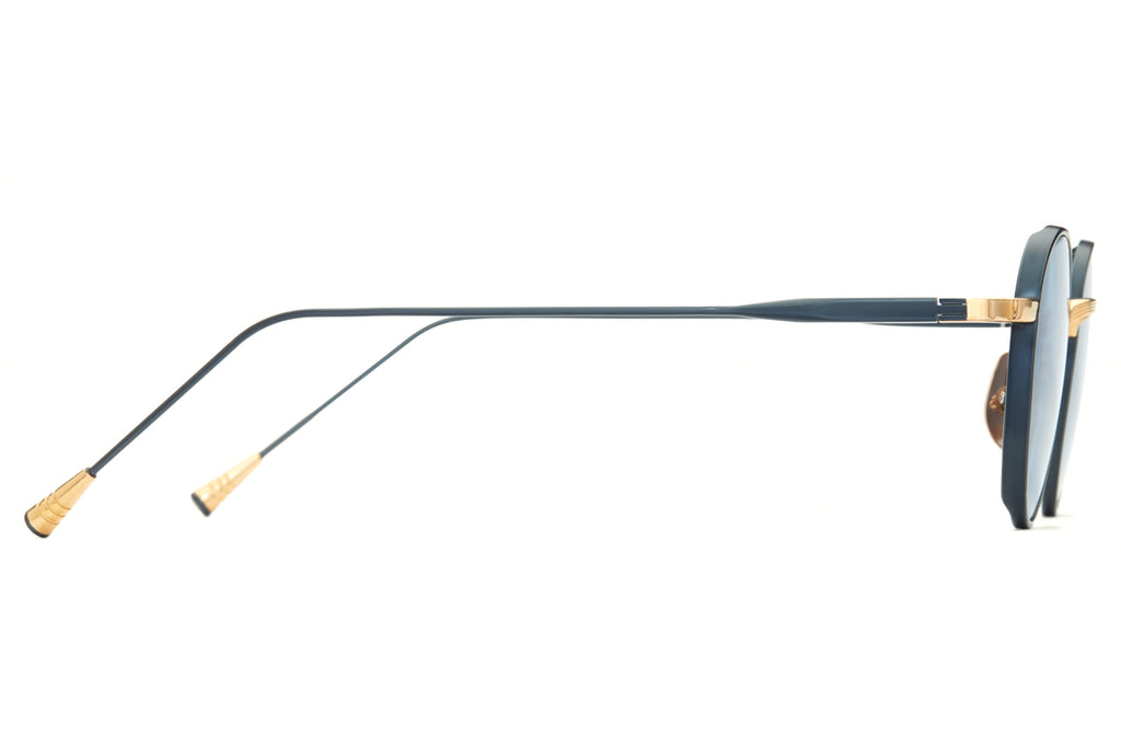 Lunetterie Générale - Café Racer Sunglasses 18k Gold & Blue (Col.V)