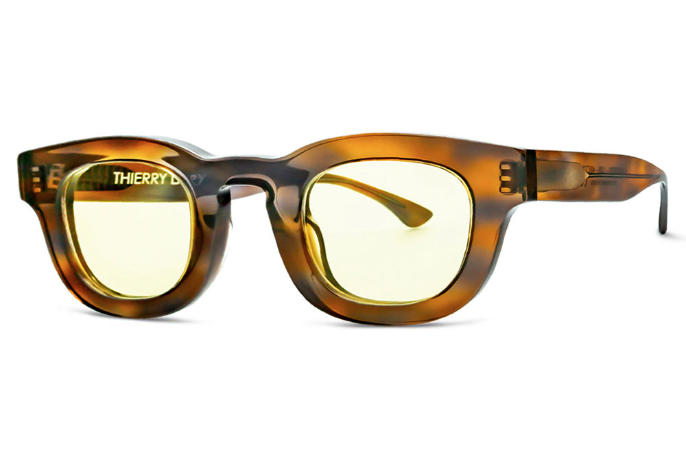 Thierry Lasry - Darksidy Sunglasses Brown Tortoise w/ Green Lenses (128)