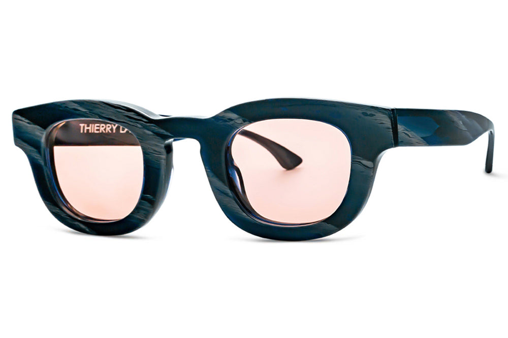 Thierry Lasry - Darksidy Sunglasses Blue Horn w/ Pink Lenses (838)