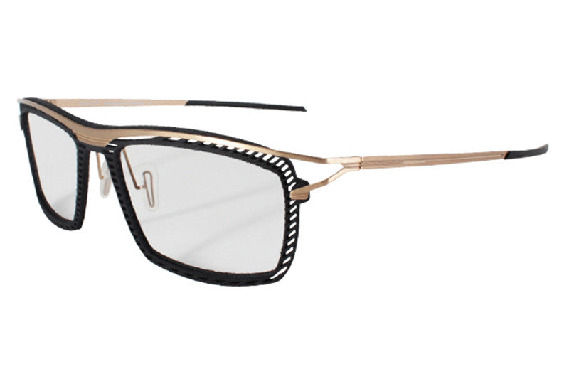 Parasite Eyewear - Data 2 Anti-Matter Eyeglasses Black-Gold (C79M)