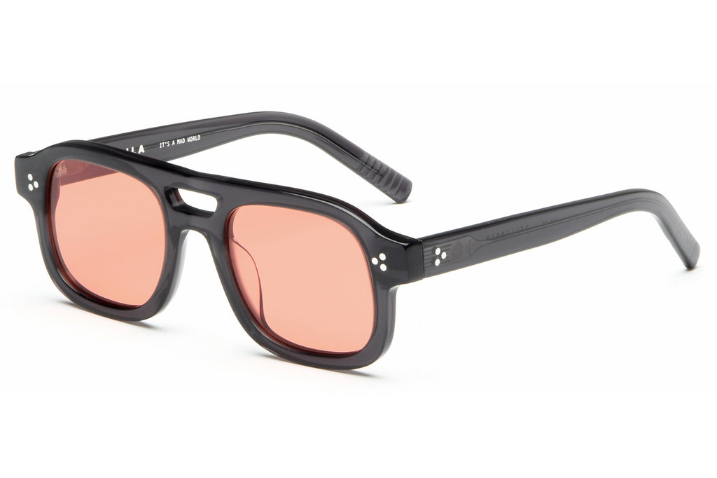 AKILA® Eyewear - Dillinger Sunglasses Onyx w/ Apricot Lenses