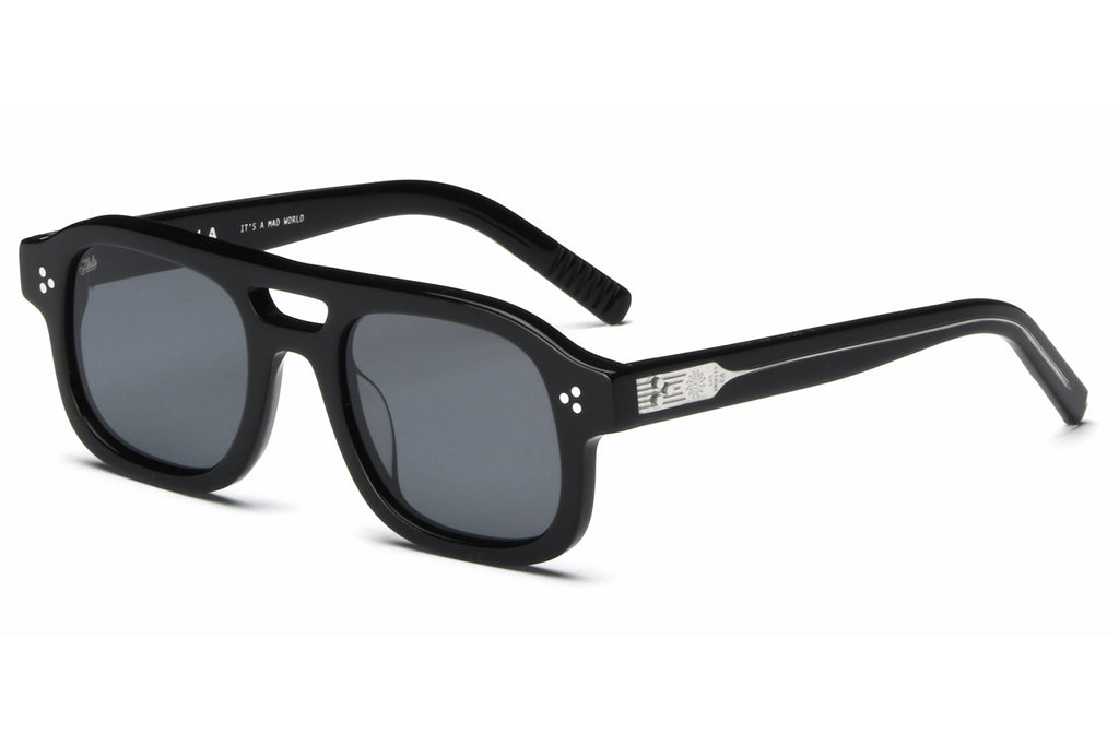 AKILA® Eyewear - Dillinger Sunglasses Black w/ Black Lenses