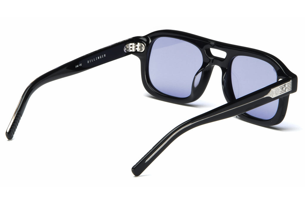 AKILA® Eyewear - Dillinger Sunglasses Black w/ Lavender Lenses