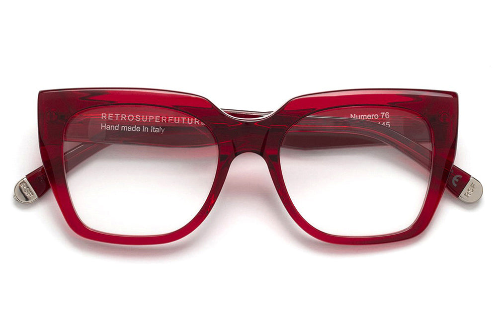 Retro Super Future® - Numero 76 Eyeglasses Rosso Profondo