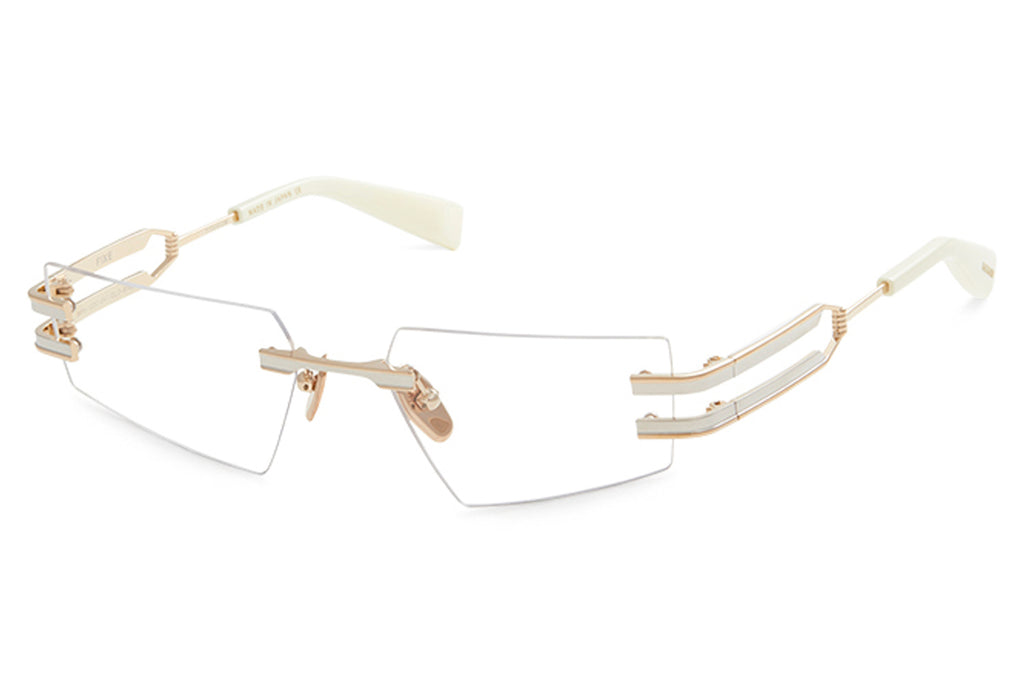 Balmain® Eyewear - Fixe Eyeglasses White Gold - Bone Enamel - Bone