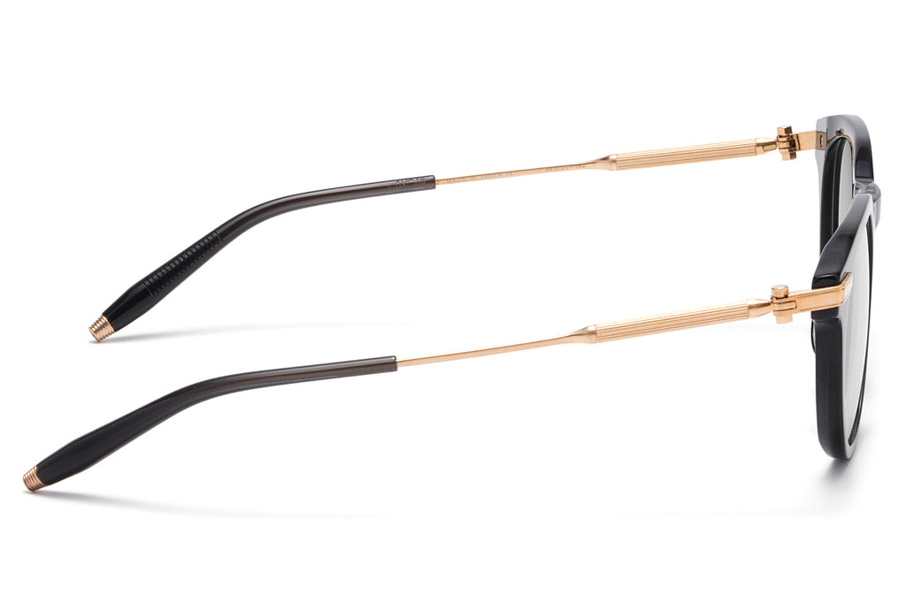 Akoni - Gemini Eyeglasses Dark Crystal Grey - Brushed White Gold
