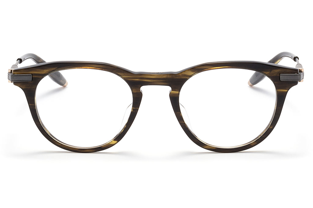 Akoni - Gemini Eyeglasses Dark Tortoise - Antiqued Pewter