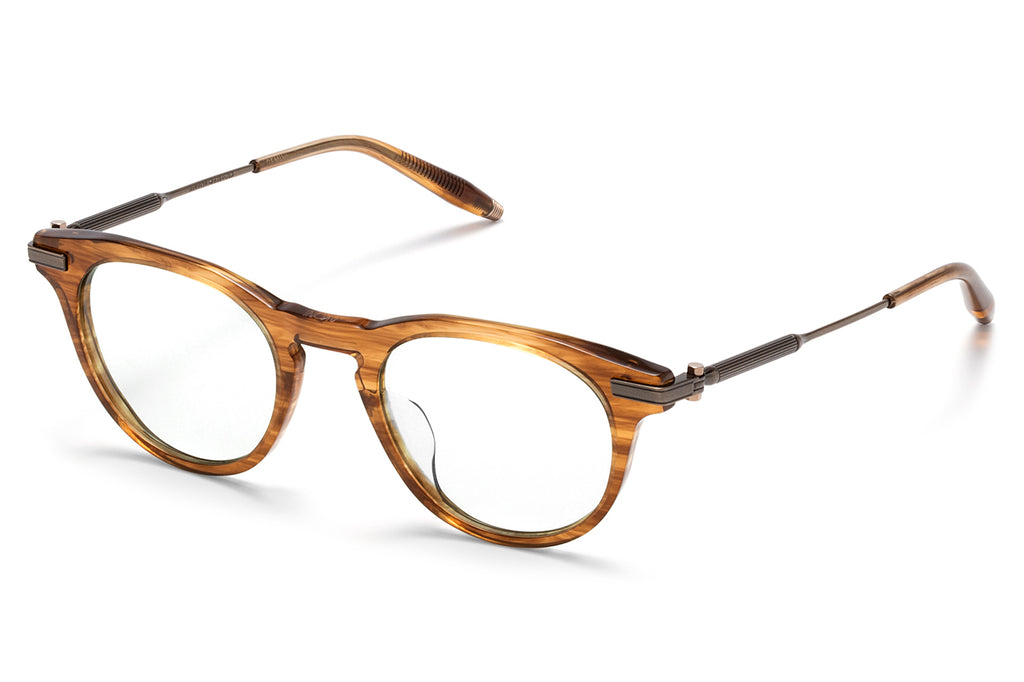 Akoni - Gemini Eyeglasses Sand Swirl - Antiqued White Gold