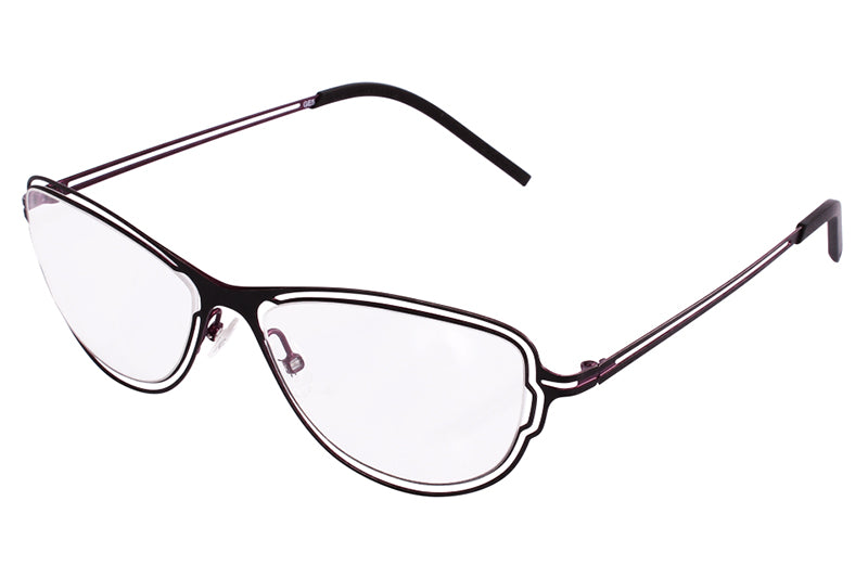 Parasite Eyewear - Genome 5 Eyeglasses Black-Purple (C75)