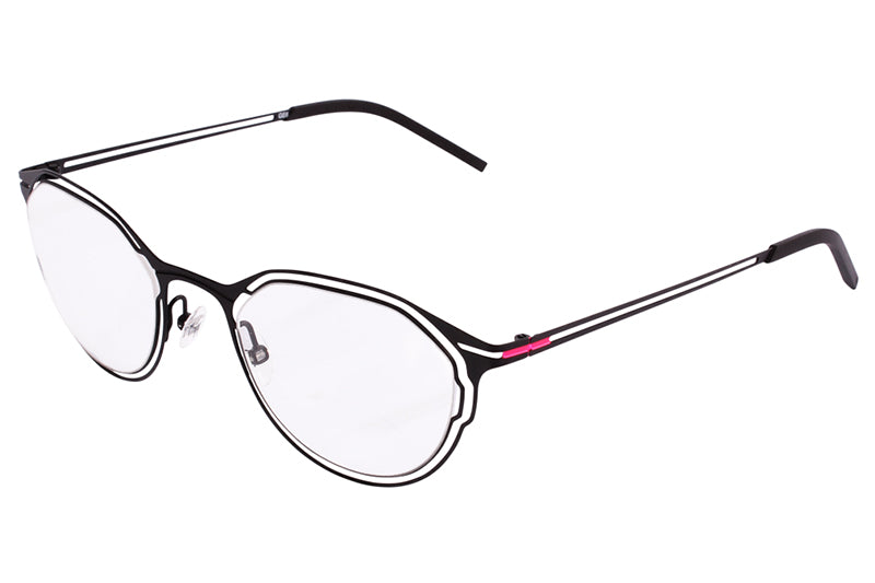 Parasite Eyewear - Genome 6 Eyeglasses Black-Fushia (C80F)