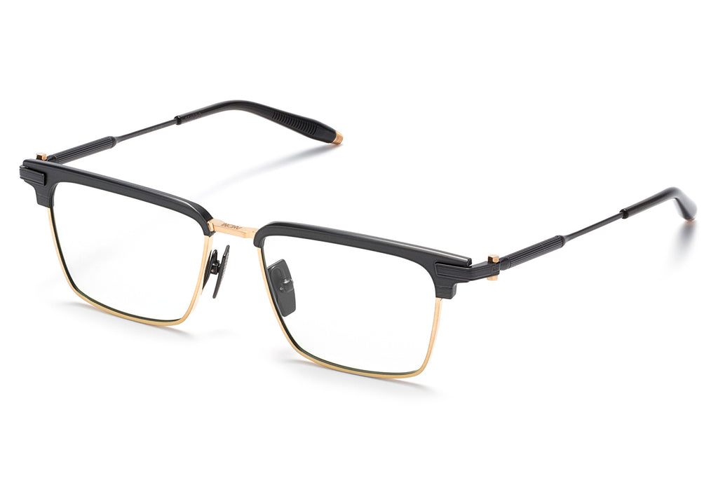 Akoni - Genesis Eyeglasses Brushed Black - Antiqued 12k Gold