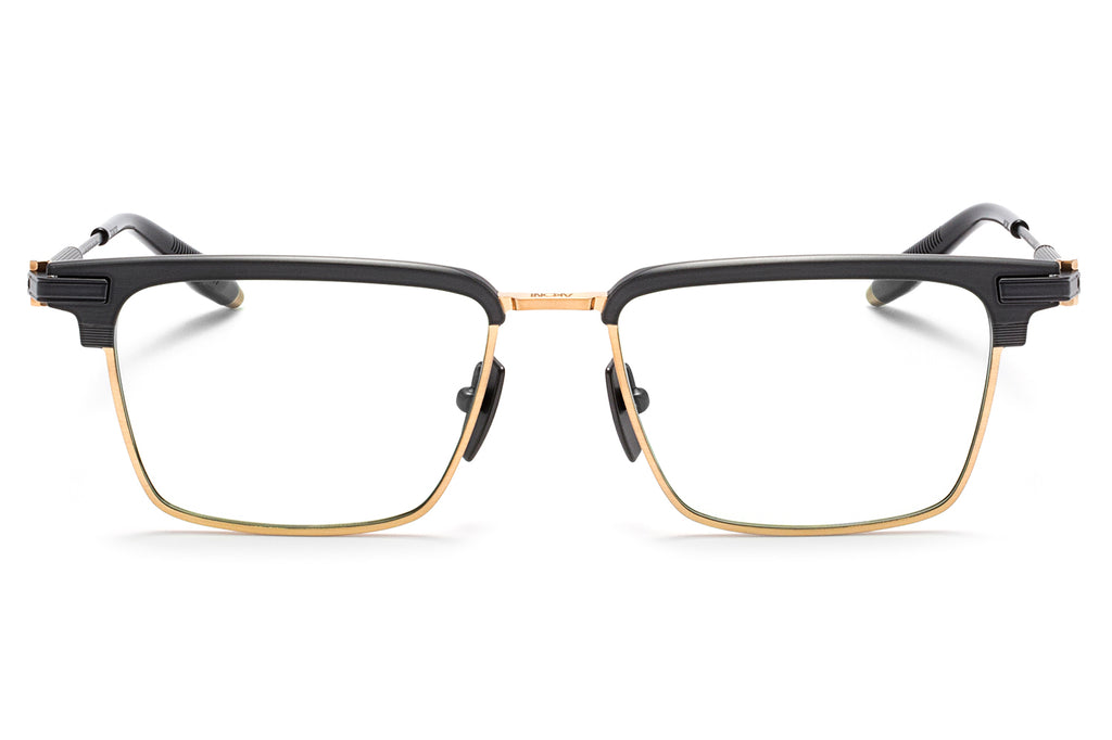 Akoni - Genesis Eyeglasses Brushed Black - Antiqued 12k Gold