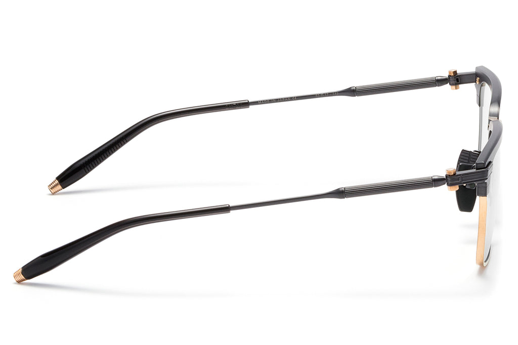 Akoni - Genesis Eyeglasses Brushed Black - Antiqued 12k Gold