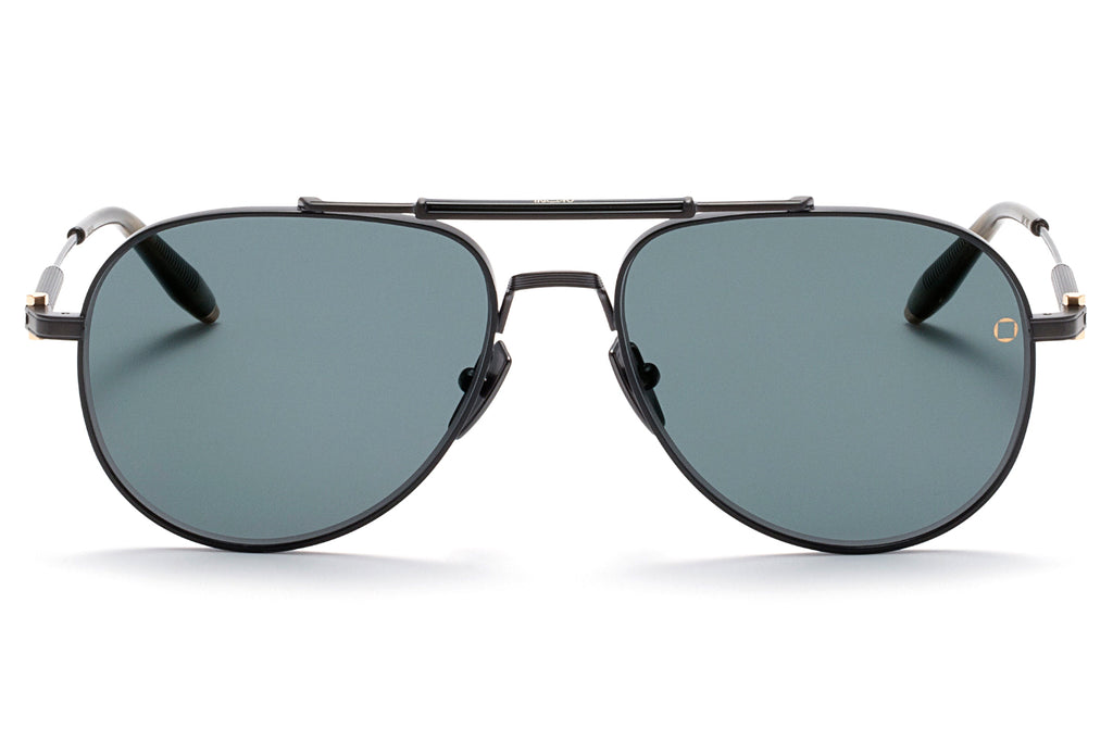 Akoni - Hydra Sunglasses Brushed Black - Olive w/ G-15 Polarized Lenses