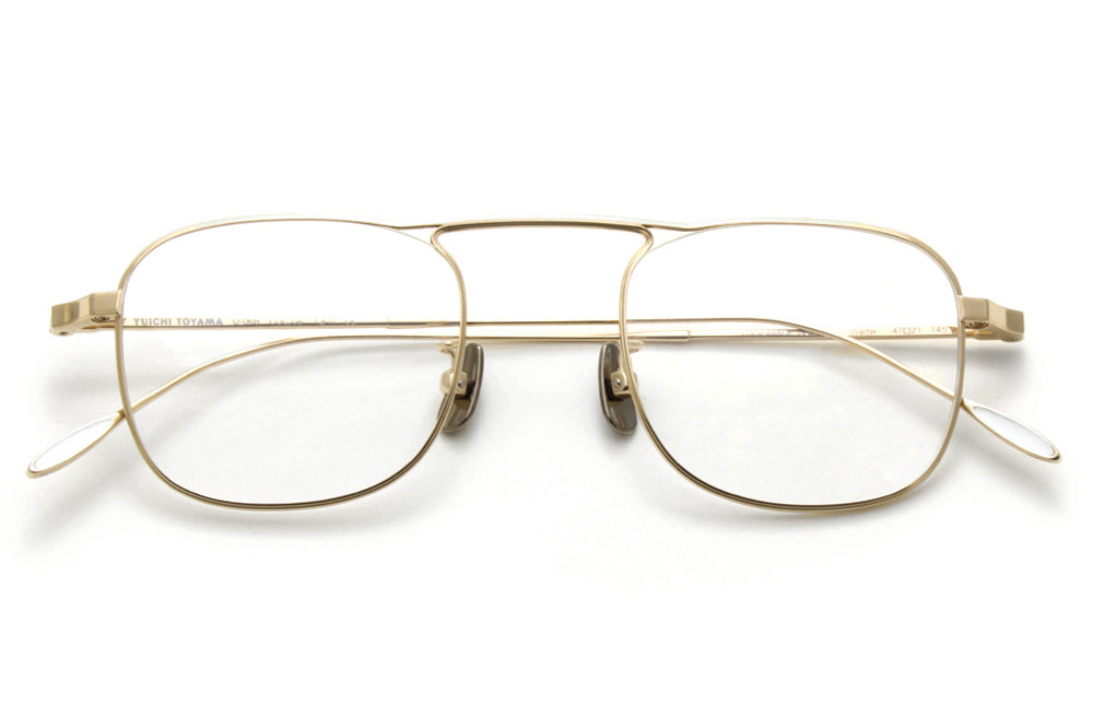 Yuichi Toyama - Walter (U-068) Eyeglasses White Gold