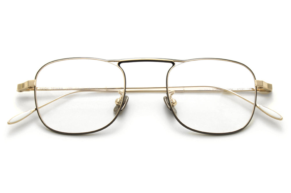 Yuichi Toyama - Walter (U-068) Eyeglasses Gold/Black