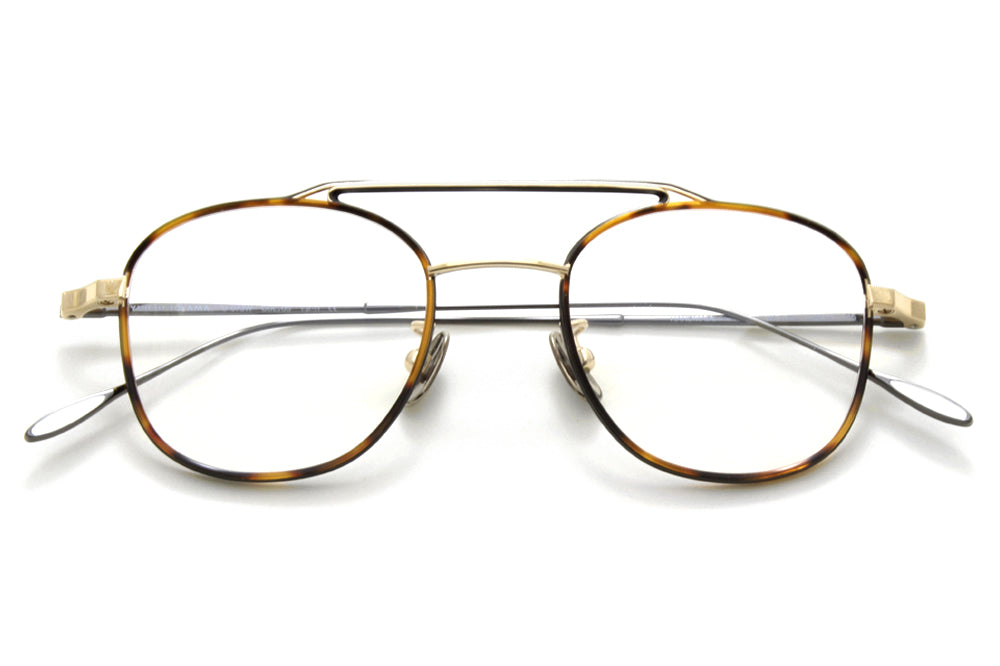 Yuichi Toyama - Oskar (U-073) Eyeglasses White Gold/Gray/Brown Demi